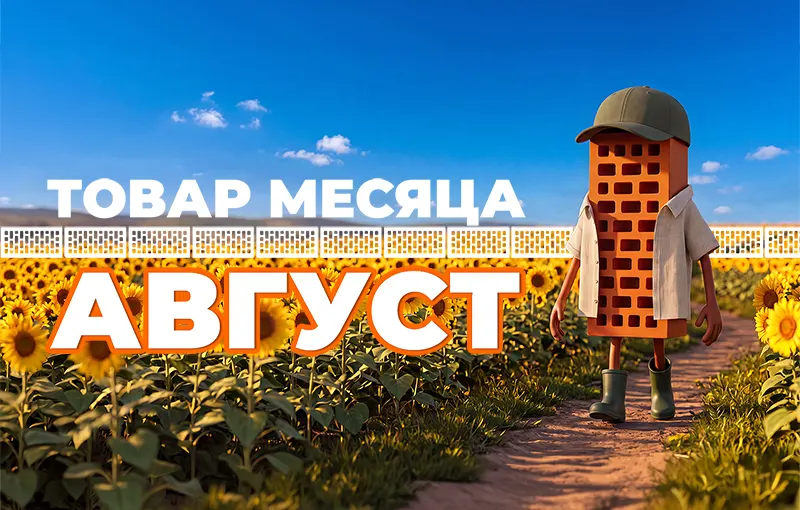 Товар месяца -  облицовочный кирпич BRAER.